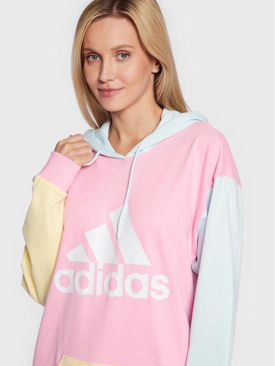 Κουπόνι ⭐ Adidas Γυναίκες Μπλούζες Μπλούζα Essentials Colorblock Logo HJ9459 Ροζ Oversize Ροζ ⭐ 4 Κουπόνι ⭐ Adidas Γυναίκες Μπλούζες Μπλούζα Essentials Colorblock Logo HJ9459 Ροζ Oversize Ροζ ⭐ - Image 4