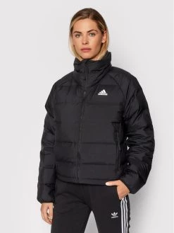 Το φθηνότερο 🛒 Adidas Γυναίκες Χειμωνιάτικα Μπουφάν Μπουφάν πουπουλένιο Helionic FT2563 Μαύρο Relaxed Fit Μαύρο 🧨