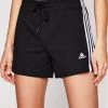 Συμφωνίες ???? Adidas Γυναίκες Αθλητικά Σορτς Αθλητικό σορτς Essentials Slim 3-Stripes GM5523 Μαύρο Slim Fit Μαύρο ????