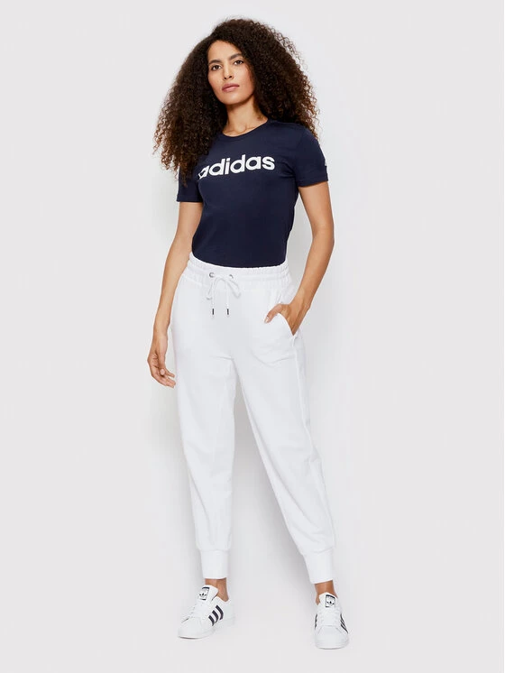 Καλύτερη πώληση 🎁 Adidas Γυναίκες T-shirts T-Shirt Loungewear Essentials Logo H07833 Σκούρο μπλε Slim Fit Σκούρο μπλε 💯 2 Καλύτερη πώληση 🎁 Adidas Γυναίκες T-shirts T-Shirt Loungewear Essentials Logo H07833 Σκούρο μπλε Slim Fit Σκούρο μπλε 💯 - Image 2