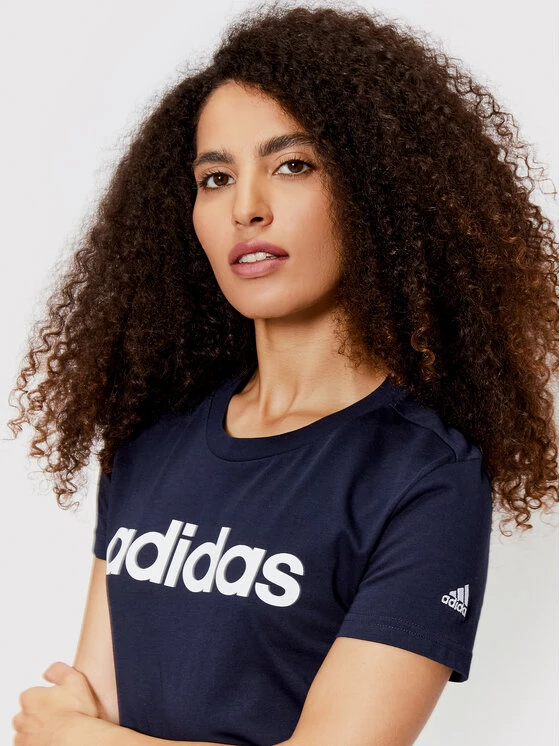Καλύτερη πώληση 🎁 Adidas Γυναίκες T-shirts T-Shirt Loungewear Essentials Logo H07833 Σκούρο μπλε Slim Fit Σκούρο μπλε 💯 4 Καλύτερη πώληση 🎁 Adidas Γυναίκες T-shirts T-Shirt Loungewear Essentials Logo H07833 Σκούρο μπλε Slim Fit Σκούρο μπλε 💯 - Image 4