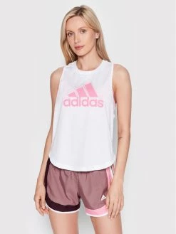 Νέος 💯 Adidas Γυναίκες Tops Τοπ Made For Training HK2592 Λευκό Regular Fit Λευκό 🛒