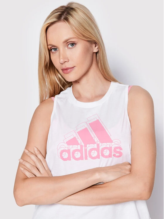 Νέος 💯 Adidas Γυναίκες Tops Τοπ Made For Training HK2592 Λευκό Regular Fit Λευκό 🛒 4 Νέος 💯 Adidas Γυναίκες Tops Τοπ Made For Training HK2592 Λευκό Regular Fit Λευκό 🛒 - Image 4