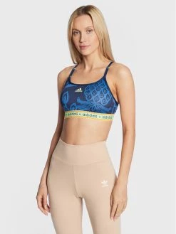 Εξοδος 🔔 Adidas Γυναίκες Αθλητικά Σουτιέν Αθλητικό σουτιέν FARM Rio Light-Support HI5222 Μπλε Μπλε 🌟