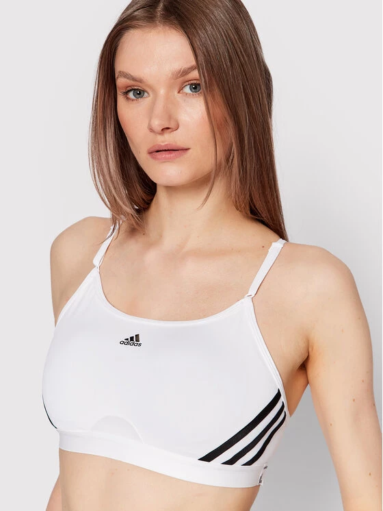 Best Pirce 👍 Adidas Γυναίκες Αθλητικά Σουτιέν Αθλητικό σουτιέν Aeroreact 3-Stripes HC7869 Λευκό Λευκό 👍 4 Best Pirce 👍 Adidas Γυναίκες Αθλητικά Σουτιέν Αθλητικό σουτιέν Aeroreact 3-Stripes HC7869 Λευκό Λευκό 👍 - Image 4