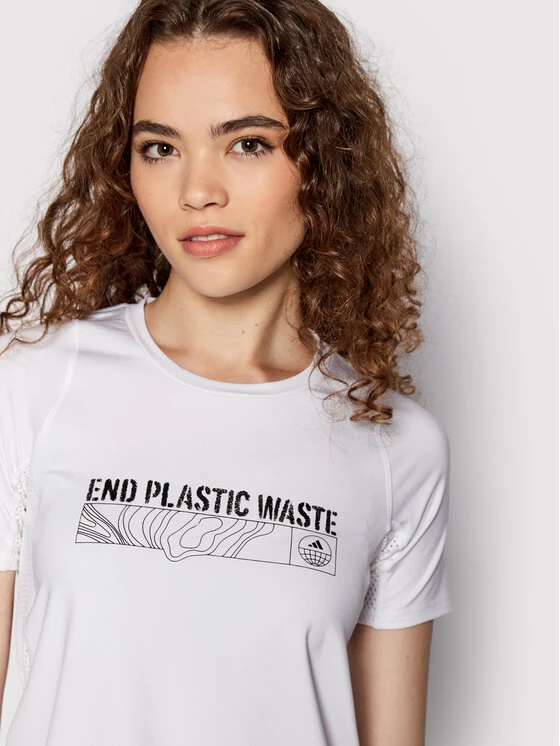 Καλύτερη πώληση 🔥 Adidas Γυναίκες Μπλουζάκια Τεχνικά Φανελάκι τεχνικό Parley HA4299 Λευκό Loose Fit Λευκό 🥰 4 Καλύτερη πώληση 🔥 Adidas Γυναίκες Μπλουζάκια Τεχνικά Φανελάκι τεχνικό Parley HA4299 Λευκό Loose Fit Λευκό 🥰 - Image 4