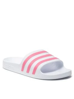 Νέος 🔔 Adidas Γυναίκες Παντόφλες & Σαγιονάρες Παντόφλες Adilette Aqua GZ5237 Λευκό Λευκό 🤩