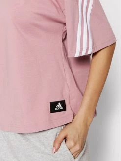 Νέος 💯 Adidas Γυναίκες T-shirts T-Shirt Future Icons 3-Stripes HE0313 Ροζ Loose Fit Ροζ ❤️ -Adidas Performance Κατάστημα unnamed file 1664