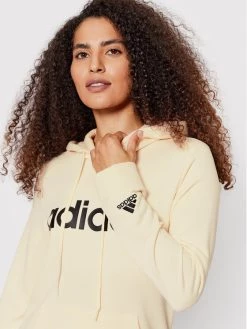 Φτηνός ✔️ Adidas Γυναίκες Μπλούζες Μπλούζα Linear French HL2159 Μπεζ Regular Fit Μπεζ 🎉 -Adidas Performance Κατάστημα unnamed file 172