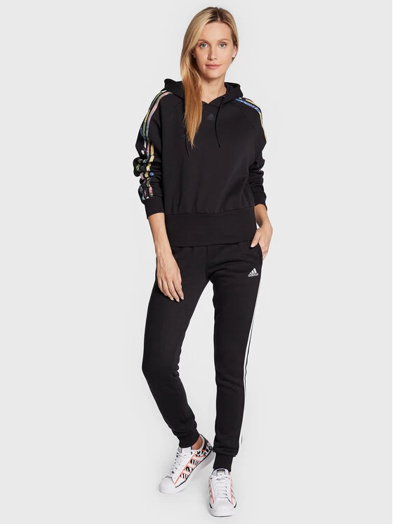 Εκπτωση 🧨 Adidas Γυναίκες Μπλούζες Μπλούζα Allover Print HI0028 Μαύρο Loose Fit Μαύρο 🧨 2 Εκπτωση 🧨 Adidas Γυναίκες Μπλούζες Μπλούζα Allover Print HI0028 Μαύρο Loose Fit Μαύρο 🧨 - Image 2