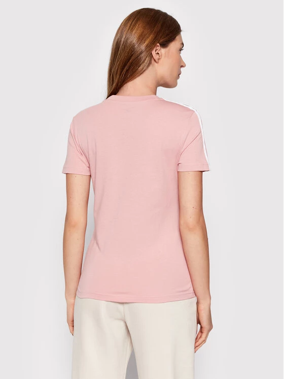 Φτηνός ???? Adidas Γυναίκες T-shirts T-Shirt Essentials 3-Stripes HF7236 Ροζ Slim Fit Ροζ ???? 3 Φτηνός ???? Adidas Γυναίκες T-shirts T-Shirt Essentials 3-Stripes HF7236 Ροζ Slim Fit Ροζ ???? - Image 3