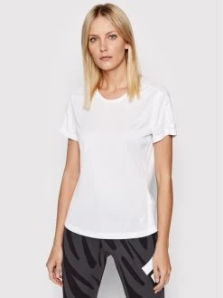 Εκπτωση 😉 Adidas Γυναίκες Μπλουζάκια Τεχνικά Φανελάκι τεχνικό Run It H31027 Λευκό Regular Fit Λευκό 🥰