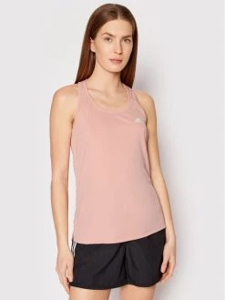 Συμφωνίες 🥰 Adidas Γυναίκες Μπλουζάκια Τεχνικά Φανελάκι τεχνικό Primeblue Designed HD9371 Ροζ Slim Fit Ροζ 🎉