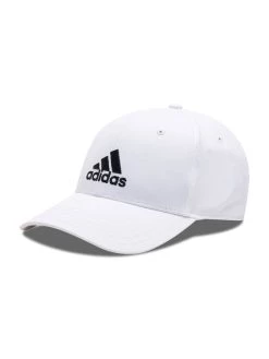 Νέος 🎁 Adidas Άνδρες Καπέλα Μπέιζμπολ Καπέλο Jockey ⚾ Baseball Cap FK0890 Λευκό Λευκό 🔔