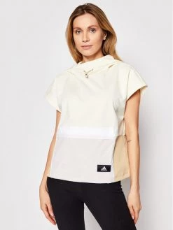 Πολύ καλή προσφορά 💯 Adidas Γυναίκες Μπλούζες Χωρίς Φερμουάρ Μπλούζα Sportswear ☀️ Summer Pack GL0354 Κίτρινο Relaxed Fit Κίτρινο 🎉