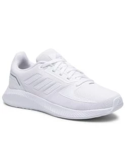 Φτηνός 🎁 Adidas Παιδιά Παπούτσια για Χάντμπολ Παπούτσια Runfalcon 2.0 K FY9496 Λευκό Λευκό ❤️