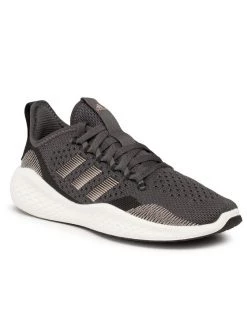 Ολοκαίνουργιο 🎁 Adidas Γυναίκες Παπούτσια Προπόνησης Παπούτσια Fluidflow 2.0 FZ1977 Γκρι Γκρι ❤️