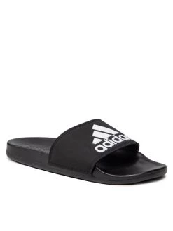 Τοπ 10 🔥 Adidas Άνδρες Παντόφλες Adilatte Cf+ Logo CG3425 Μαύρο Μαύρο 😉
