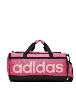 Εκπτωση 😍 Adidas Γυναίκες Τσάντες Σάκος Linear Duffel M HR5351 Ροζ Ροζ ✨