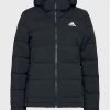 Best Pirce ⌛ Adidas Γυναίκες Πουπουλένια Μπουφάν Μπουφάν πουπουλένιο Helionic FT2577 Μαύρο Slim Fit Μαύρο ????