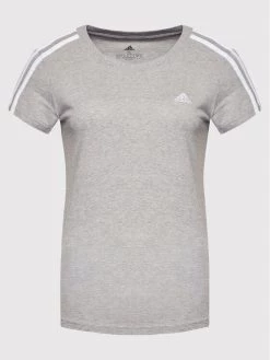 Τοπ 10 ❤️ Adidas Γυναίκες T-shirts T-Shirt Loungewear Essentials 3-Stripes GL0785 Γκρι Slim Fit Γκρι 😉 -Adidas Performance Κατάστημα unnamed file 353