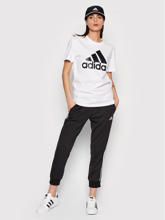 Φτηνός 💯 Adidas Γυναίκες T-shirts T-Shirt Essentials Logo Boyfriend GL0779 Λευκό Loose Fit Λευκό ❤️ 2 Φτηνός 💯 Adidas Γυναίκες T-shirts T-Shirt Essentials Logo Boyfriend GL0779 Λευκό Loose Fit Λευκό ❤️ - Image 2