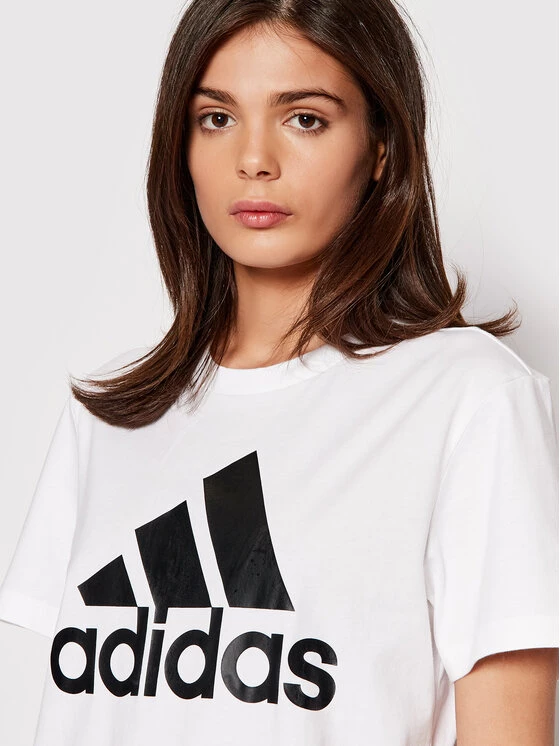 Φτηνός 💯 Adidas Γυναίκες T-shirts T-Shirt Essentials Logo Boyfriend GL0779 Λευκό Loose Fit Λευκό ❤️ 4 Φτηνός 💯 Adidas Γυναίκες T-shirts T-Shirt Essentials Logo Boyfriend GL0779 Λευκό Loose Fit Λευκό ❤️ - Image 4