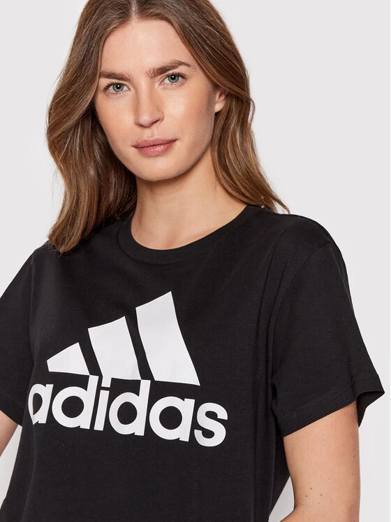 Φτηνός 🔔 Adidas Γυναίκες T-shirts T-Shirt Essentials Logo Boyfriend GL0781 Μαύρο Loose Fit Μαύρο 🤩 4 Φτηνός 🔔 Adidas Γυναίκες T-shirts T-Shirt Essentials Logo Boyfriend GL0781 Μαύρο Loose Fit Μαύρο 🤩 - Image 4