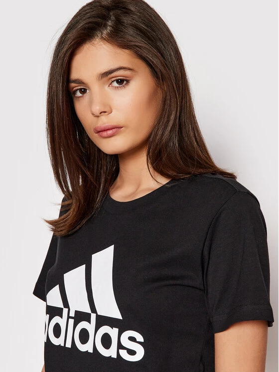 Εκπτωση 🧨 Adidas Γυναίκες T-shirts T-Shirt Essentials Logo GL0722 Μαύρο Regular Fit Μαύρο 👏 4 Εκπτωση 🧨 Adidas Γυναίκες T-shirts T-Shirt Essentials Logo GL0722 Μαύρο Regular Fit Μαύρο 👏 - Image 4