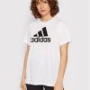 Προώθηση ❤️ Adidas Γυναίκες T-shirts T-Shirt Aeroready Designed To Move Boyfriend Sport HE6741 Λευκό Loose Fit Λευκό ⭐