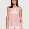 Προώθηση 😍 Adidas Γυναίκες Tops Τοπ 3-Stripes Logo HD9595 Ροζ Regular Fit Ροζ 👏