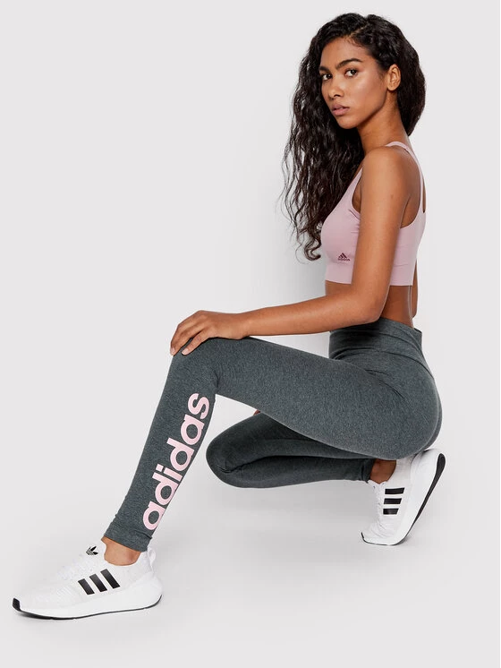 Φτηνός ⭐ Adidas Γυναίκες Κολάν Loungewear Essentials HP0464 Γκρι Slim Fit Γκρι ⌛ 2 Φτηνός ⭐ Adidas Γυναίκες Κολάν Loungewear Essentials HP0464 Γκρι Slim Fit Γκρι ⌛ - Image 2