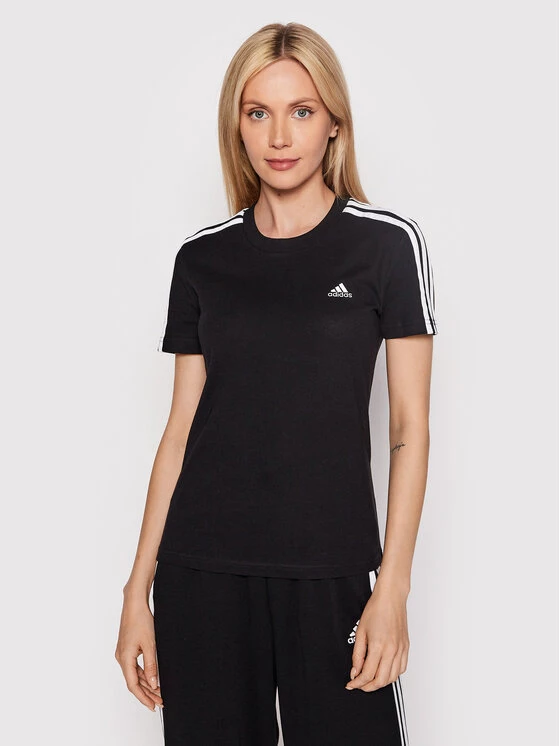 Η καλύτερη συμφωνία 🥰 Adidas Γυναίκες T-shirts T-Shirt Loungewear Essentials 3-Stripes GL0784 Μαύρο Slim Fit Μαύρο 👍 1 Η καλύτερη συμφωνία 🥰 Adidas Γυναίκες T-shirts T-Shirt Loungewear Essentials 3-Stripes GL0784 Μαύρο Slim Fit Μαύρο 👍