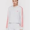 Αγορά ❤️ Adidas Γυναίκες Μπλούζες Μπλούζα HC9132 Γκρι Loose Fit Γκρι ????