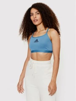 Best Pirce 💯 Adidas Γυναίκες Αθλητικά Σουτιέν Αθλητικό σουτιέν Aeroreact HE0124 Μπλε Μπλε ❤️