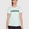 Κουπόνι 😀 Adidas Γυναίκες T-shirts T-Shirt Essentials HC9271 Πράσινο Slim Fit Πράσινο 💯