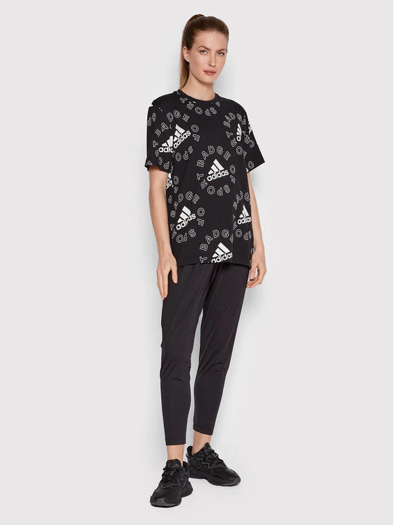 Φτηνός 🌟 Adidas Γυναίκες T-shirts T-Shirt Essentials HC9187 Μαύρο Loose Fit Μαύρο 😀 2 Φτηνός 🌟 Adidas Γυναίκες T-shirts T-Shirt Essentials HC9187 Μαύρο Loose Fit Μαύρο 😀 - Image 2