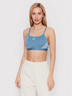 ΧΟΝΔΡΙΚΟ ΕΜΠΟΡΙΟ ✔️ Adidas Γυναίκες Αθλητικά Σουτιέν Αθλητικό σουτιέν Aeroreact 3-Stripes HC7868 Μπλε Μπλε 🌟
