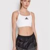 Νέος ???? Adidas Γυναίκες Αθλητικά Σουτιέν Αθλητικό σουτιέν Aeroreact Training HC5416 Λευκό Λευκό ❤️