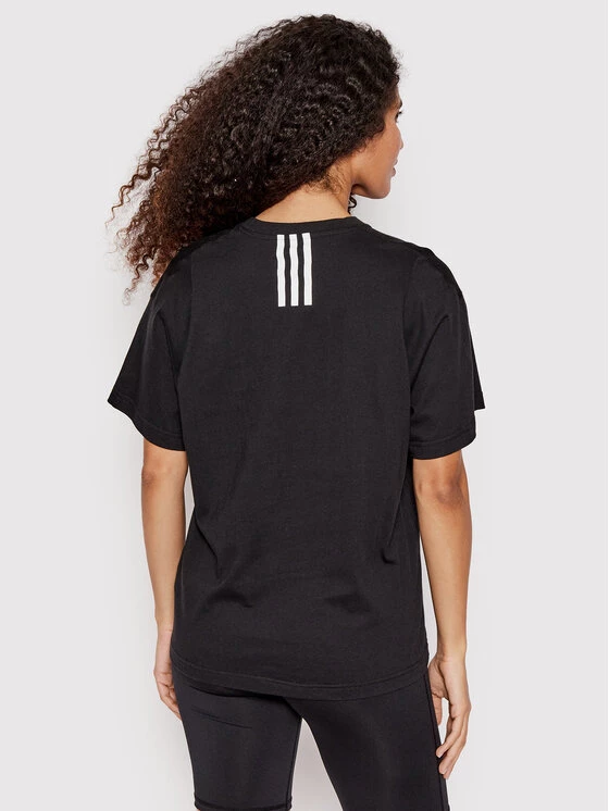 Νέος 🌟 Adidas Γυναίκες T-shirts T-Shirt HB1438 Μαύρο Regular Fit Μαύρο 👏 3 Νέος 🌟 Adidas Γυναίκες T-shirts T-Shirt HB1438 Μαύρο Regular Fit Μαύρο 👏 - Image 3