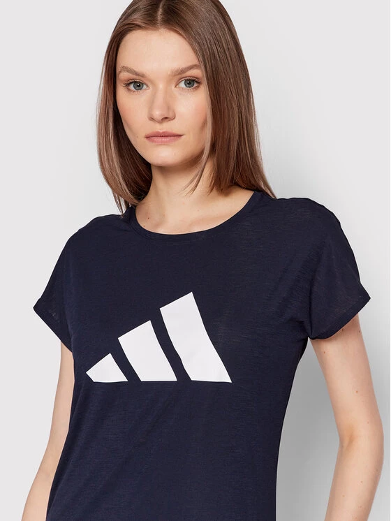 Νέος 👍 Adidas Γυναίκες T-shirts T-Shirt 3-Stripes HG3115 Σκούρο μπλε Regular Fit Σκούρο μπλε ✔️ 4 Νέος 👍 Adidas Γυναίκες T-shirts T-Shirt 3-Stripes HG3115 Σκούρο μπλε Regular Fit Σκούρο μπλε ✔️ - Image 4