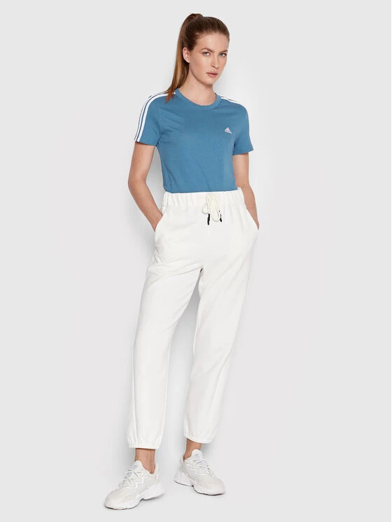 Φτηνός ✨ Adidas Γυναίκες T-shirts T-Shirt Essentials 3-Stripes HF7238 Μπλε Slim Fit Μπλε 👍 2 Φτηνός ✨ Adidas Γυναίκες T-shirts T-Shirt Essentials 3-Stripes HF7238 Μπλε Slim Fit Μπλε 👍 - Image 2