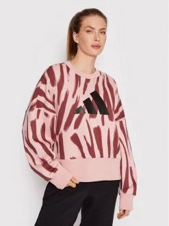 Καλύτερη πώληση 🤩 Adidas Γυναίκες Μπλούζες Μπλούζα Future Icons HF1659 Ροζ Regular Fit Ροζ 🎁