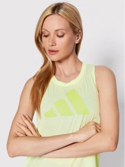 Τοπ 10 ???? Adidas Γυναίκες Μπλουζάκια Τεχνικά Φανελάκι τεχνικό 3-Stripes Logo HE6844 Πράσινο Regular Fit Πράσινο ⌛ -Adidas Performance Κατάστημα unnamed file 4736