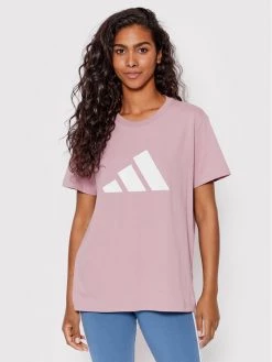 Νέος ✨ Adidas Γυναίκες T-shirts T-Shirt Sportswear Future Icons HE0306 Ροζ Loose Fit Ροζ ⌛