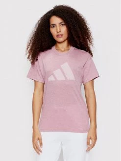Ολοκαίνουργιο 😍 Adidas Γυναίκες T-shirts T-Shirt Sportswear Future Icons Winners 3.0 HE4180 Ροζ Regular Fit Ροζ 😍