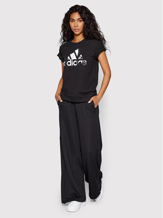 Συμφωνίες ⭐ Adidas Γυναίκες T-shirts T-Shirt Essentials Print Logo HD9328 Μαύρο Regular Fit Μαύρο ???? 2 Συμφωνίες ⭐ Adidas Γυναίκες T-shirts T-Shirt Essentials Print Logo HD9328 Μαύρο Regular Fit Μαύρο ???? - Image 2