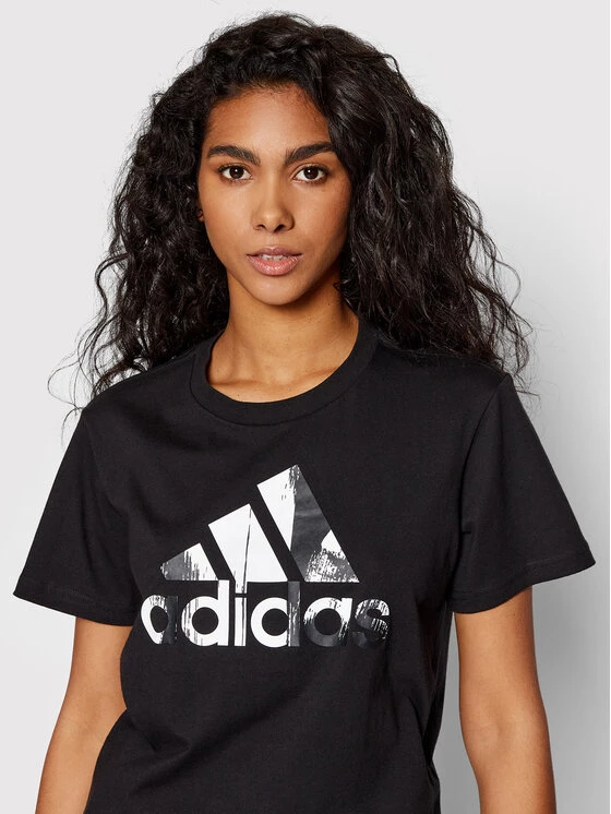 Συμφωνίες ⭐ Adidas Γυναίκες T-shirts T-Shirt Essentials Print Logo HD9328 Μαύρο Regular Fit Μαύρο ???? 4 Συμφωνίες ⭐ Adidas Γυναίκες T-shirts T-Shirt Essentials Print Logo HD9328 Μαύρο Regular Fit Μαύρο ???? - Image 4