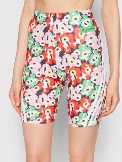 Συμφωνίες 🎉 Adidas Γυναίκες Αθλητικά Σορτς Σορτς ποδηλασίας MARIMEKKO H67089 Έγχρωμο Slim Fit Έγχρωμο 👍