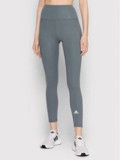 Ολοκαίνουργιο 💯 Adidas Γυναίκες Κολάν Essentials HD6795 Γκρι Slim Fit Γκρι ✨